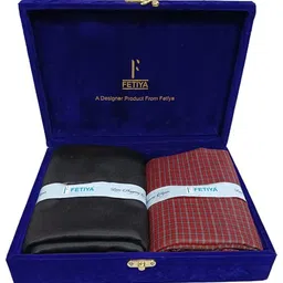 fetiya Shirt & Trouser Fabric in velveta Box Packing (Shirt-2.35 m, Pant-1.25 m) image 3