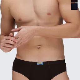 AMUL COMFY Pack Of 3 Pure Cotton Basic Briefs- AC-CBRIIE-AF-CB-NY-3XL-3PC image 1