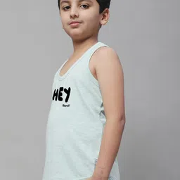 Friskers Boys Printed Pure Cotton Tank Vest 3110KDC262-ML33-2-3Y image 3