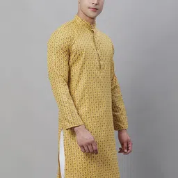 SOJANYA Ethnic Motifs Printed Mandarin Collar Kurta image 2