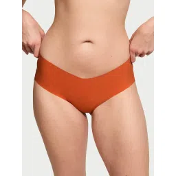 victoria's secret intimates Victoria's Secret No-Show Lace-Trim Hiphugger Panty - Rust image 1