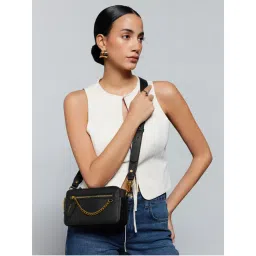 MIRAGGIO Harbour Ivory Sling Bag With Adjustable & Detachable Crossbody Strap-picture-11
