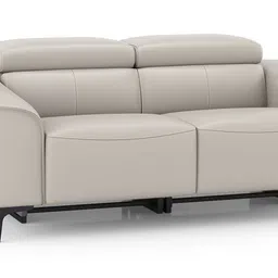 urban ladder Molto Leather Three Seater Motorized Recliner in Grey image 2