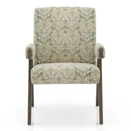 urban ladder Chandigarh Lounge Chair in Rustic Green Colour image 2