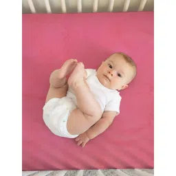 BIANCA Baby Dry Sheet Mattress Protector Solid Pink image 3
