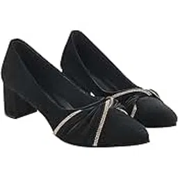 shoetopia ShoetopiaRhinestone Decor Pointed Toe Stylish Pumps for Women & Girls-picture-28