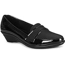 anita sarees Anita SareesWomen's Slip-On Wedge Heels Ballerina Shoes for Casual, Office, Party and Office Bellies Formal Shoes for Women and Girls, 1 Pair-picture-11