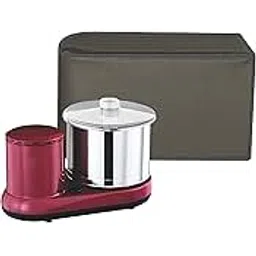 Kuber Industries Grinder Cover | Mixer Grinder Cover | Open Bottom Grinder Cover | Foldable Grinder Cover for Table Top | Waterproof Kitchen Grinder Cover | Mini Check | Brown-picture-32
