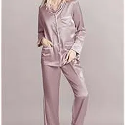 bella babe by sk Bella Babe by SKWomen Luxury Satin Loungewear Set-picture-10