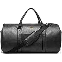 GenericJellify Convertible Duffel with Shoe Compartment Hidden Suit Compartment Luggage Carry on Hanging Suitcase Travel Bag All 3 in 1 Foldable Bag-picture-27