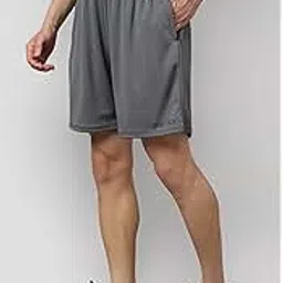 ATICXMen’s Regular Fit Polyester Shorts - Quick Dry for Basketball, Badminton, Gym. Running, Sports-image-2