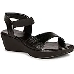 luvfeet LUVFEETLuvfeet Women Synthetic Leather Wedge Slip-On Sandal-picture-28