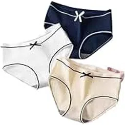 flanzovilla FLANZOVILLAWomen's Cotton Mid Coverage, Low Waisted Briefs - Underwear for Everyday-picture-11