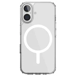 Croma TPU Back Cover for Apple iPhone 16 Plus (Magsafe Compatible, Transparent) image 3