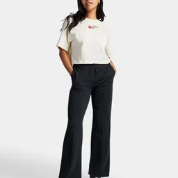 converse Wide-Leg French Terry Pants women pant image 4