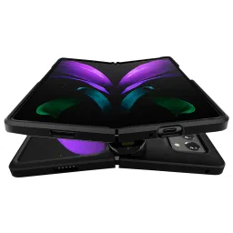 spigen Slim Armor Pro TPU & Polycarbonate Back Cover for SAMSUNG Galaxy Z Fold 2 (Wireless Charging Compatible, Black) image 4