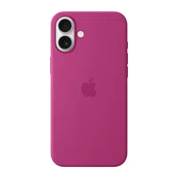 Apple Soft Silicone Back Cover Apple iPhone 16 Plus (MagSafe Charging Support, Fuchsia) image 4