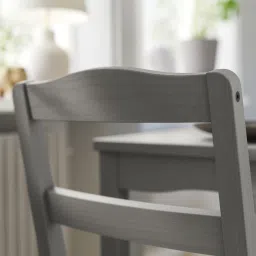 ikea hauga / hauga Table and 6 chairs, grey/grey, 168x74 cm image 4