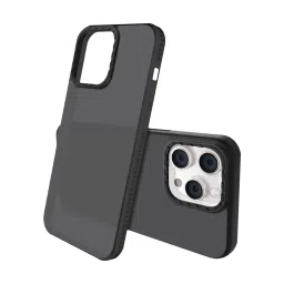 GRIPP Alpine Rubber Back Cover for Apple iPhone 15 Pro Max (Scratch Protection, Black) image 3