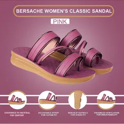 BERSACHE Casual One Toe Flats image 4