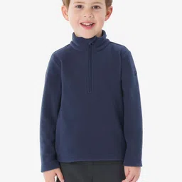 Decathlon Kids Warm Hiking Jacket MH100 Half Zip-image-88