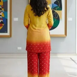 MARC LOUIS Embroidered Tunic with Trousers Co-Ords image 5