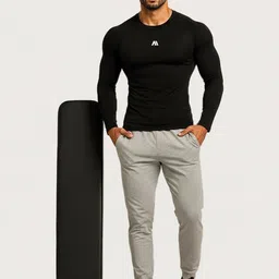 ANTUM Men Brand Logo Compression T-shirt image 4