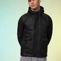 HRX by Hrithik Roshan Hooded Puffer Casual Jacket image 2