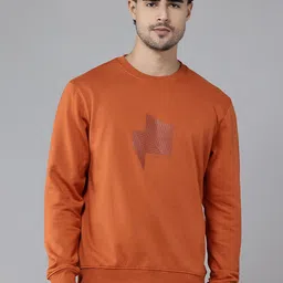 Park Avenue Chevron Printed Round Neck Pullover-image-25