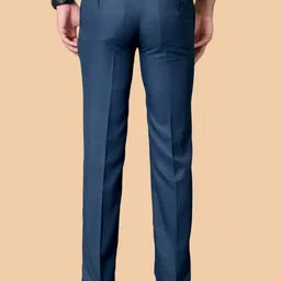 el cielo Men Tailored Easy Wash Pleated Trousers image 3
