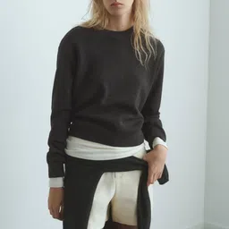 MANGO Knitted Relaxed Pullover-picture-25