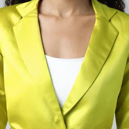 SANAITA CREATIONS Single Breasted Notched Collar Belted Blazer image 3