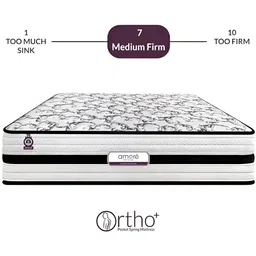 Amore White & Black Quilted Orthopedic Queen Size Mattress image 5