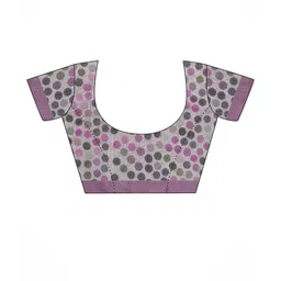 Libas Floral Printed Saree With Blouse Piece image 5