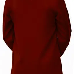 SILK SPARROW Embroidered Cotton Blend Round Neck Regular Tops image 4