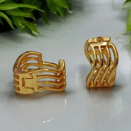 SHREE KRISHNA SHOPPING Gold-Plated Brass Earrings-picture-19