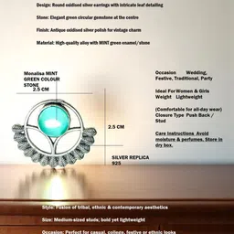 M55 Contemporary Studs Earrings image 4