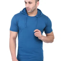 BI FASHION Men Hooded Pockets T-shirt-picture-32