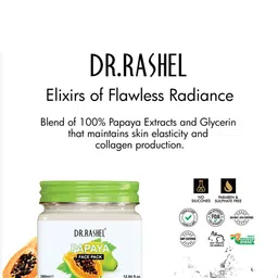 DR.RASHEL Papaya Face Pack For Deep Cleansing - 380ml image 4