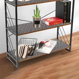 Myntra Elegant Homes 5 Mtr Multipurpose Zig Zag EVA Kitchen Shelf Mats Roll-S6 Grey image 3