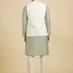 Manyavar Embroidered Nehru Jacket image 3