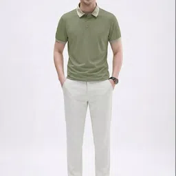 R.Code by The Roadster Life Co. Men Polo Collar T-shirt image 2