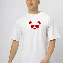 KAIDO Graphic Printed Round Neck Drop-Shoulder Sleeves Oversized Casual T-Shirt-picture-10