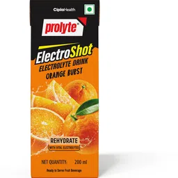 cipla Prolyte ElectroShot Orange Burst Drink| Rehydration Contains Vital Electrolytes| Hydration Drink-picture-11