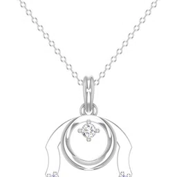 avsar Avsar BIS Hallmark AVP1115WB 14kt Cubic Zirconia White Gold Pendant-picture-18