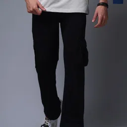 MADSTO Men Pack Of 2 Mid Rise Relaxed Fit Track Pants-picture-22