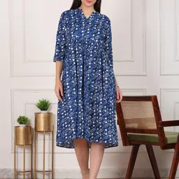 AVALIA Floral Print Net Fit & Flare Dress-picture-17