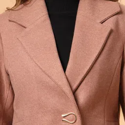 Juelle Women Self-Design Single-Breasted Overcoat image 3