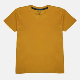 KiddoPanti Boys Pack Of 3 Solid Round Neck Cotton T-shirts image 4