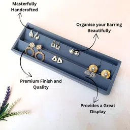 La Trove Grey Reusable Jewellery Organiser image 3